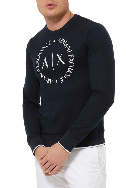 Armani Exchange Circle Logo Sweatshirt